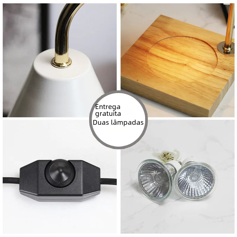 Minimalist Wax Warmer Table Lamp