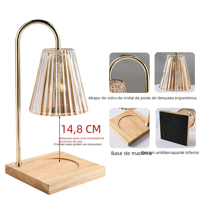 Minimalist Wax Warmer Table Lamp